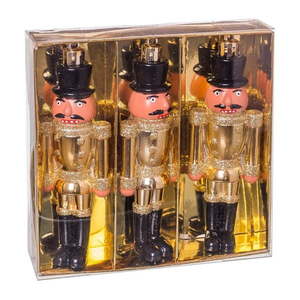 Vianočné ozdoby v súprave 3 ks 13 cm Soldier – Casa Selección vyobraziť