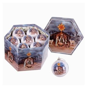 Papierové vianočné gule v súprave 14 ks ø 7, 5 cm Nativity Memory – Casa Selección vyobraziť