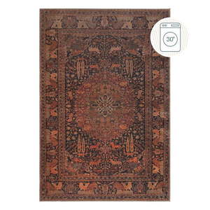 Vínovočervený prateľný koberec 190x290 cm Nico Global – Flair Rugs vyobraziť
