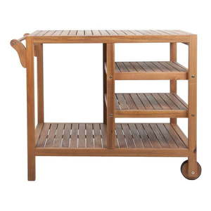 Záhradný servírovací stolík z masívu akácie 54, 5x89 cm Akron – Garden Pleasure vyobraziť