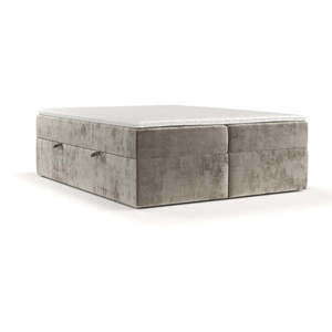 Svetlohnedá boxspring posteľ s úložným priestorom 160x200 cm Yoko – Maison de Rêve vyobraziť