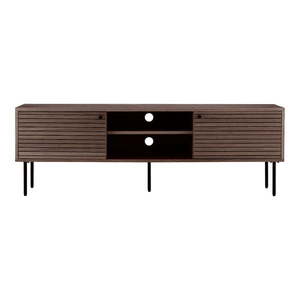 Hnedý TV stolík v dekore duba 40x50x150 cm Kyoto – House Nordic vyobraziť