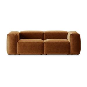 Pohovka v tehlovej farbe 224 cm Bergano – Cosmopolitan Design vyobraziť