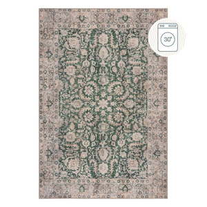 Zelený prateľný koberec 115x170 cm Beau Floral – Flair Rugs vyobraziť