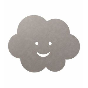 Sivobéžový ručne tkaný detský koberec z Eko kože 113x140 cm Cloud XXXL Cloud – LIND DNA vyobraziť