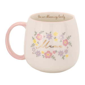 Svetloružový porcelánový hrnček 450 ml Mama You Are Blooming – Sass & Belle vyobraziť