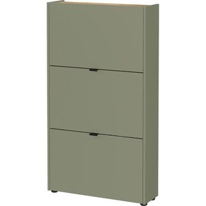 Taupe výklopná skrinka na topánky 71x127x22 cm Ameca – Germania vyobraziť