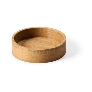 Dekoratívny drevený úložný box v prírodnej farbe ø 11x3 cm Circle S – LIND DNA vyobraziť