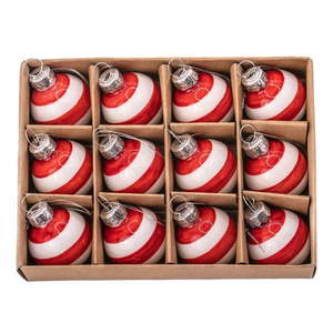 Sklenené ručne vyrobené vianočné gule v súprave 12 ks ø 3 cm Mini Bauble – Sass & Belle vyobraziť