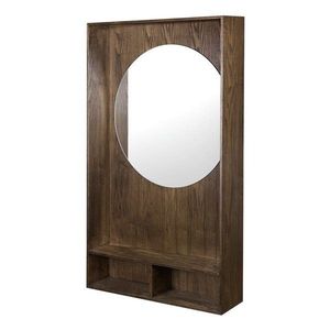 Hnedý vešiakový panel z dubového dreva 60x100x11, 5 cm Show Me – Mette Ditmer Denmark vyobraziť
