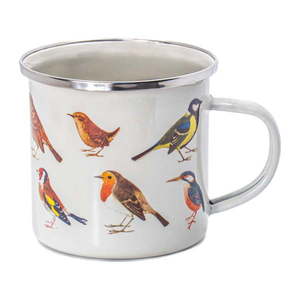 Biely/hnedý hrnček 310 ml Vintage Birds – Sass & Belle vyobraziť