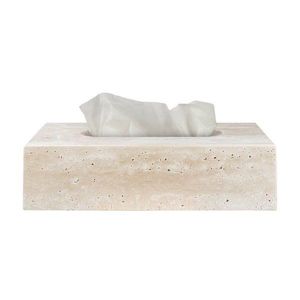 Kamenný box na vreckovky Travertine – Mette Ditmer Denmark vyobraziť