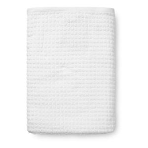 Biela froté osuška z Bio bavlny 70x140 cm Check – JUNA vyobraziť
