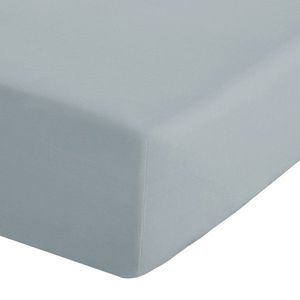 Sivomodrá napínacia perkálová plachta 135x190 cm Easy Iron Percale – Catherine Lansfield vyobraziť