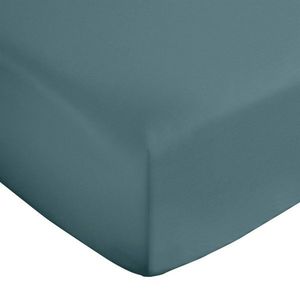 Zelenomodrá napínacia plachta z bavlneného saténu 90x190 cm Cotton Sateen – Bianca vyobraziť