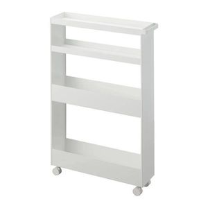 Matne biely oceľový kúpeľňový regál 48x80, 5 cm Tower – YAMAZAKI vyobraziť
