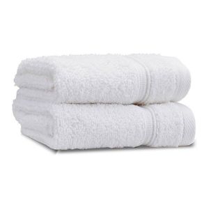 Biele froté bavlnené uteráky v súprave 2 ks 30x30 cm Zero Twist – Catherine Lansfield vyobraziť