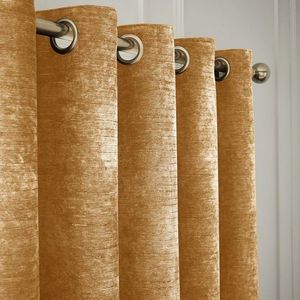 Žlté termo závesy v súprave 2 ks zo ženilky 168x229 cm Selene Luxury Chenille – Hyperion vyobraziť