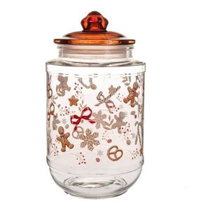 Sklenená dóza na sušienky Gingerbread – Dakls vyobraziť