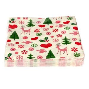 Obrúsky v súprave 20 ks 25x25 cm 50s Christmas – Rex London vyobraziť
