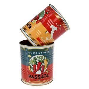 Dekoratívne cínové úložné boxy v súprave 2 ks ø 11x13 cm Passata – Rex London vyobraziť