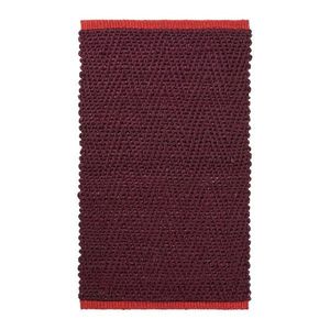 Vínovočervený jutový koberec 50x80 cm Notes – Mette Ditmer Denmark vyobraziť
