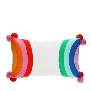 Detský vankúšik s prímesou bavlny 50x33 cm Rainbow – Rex London vyobraziť