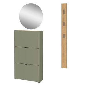 Predsieňová zostava v prírodnej farbe/taupe 101x200x22 cm Ameca – Germania vyobraziť