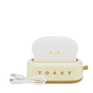 Žlté/biele detské nočné svietidlo Toaster – Rex London vyobraziť