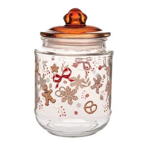 Sklenená dóza na sušienky Gingerbread – Dakls vyobraziť