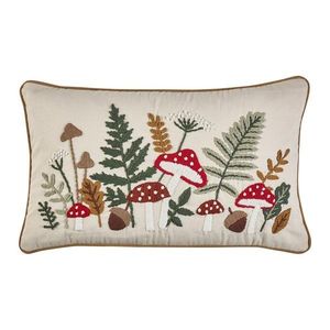Bavlnený dekoračný vankúš 30x50 cm Embroidery Woodland – Catherine Lansfield vyobraziť