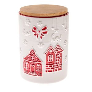 Keramická dóza na sušienky Christmas cottage – Dakls vyobraziť