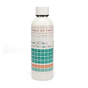 Krémovobiela cestovná fľaša z nehrdzavejúcej ocele 500 ml Periodic Table – Rex London vyobraziť