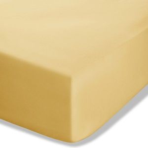 Žltá napínacia perkálová plachta 90x190 cm Easy Iron Percale – Catherine Lansfield vyobraziť