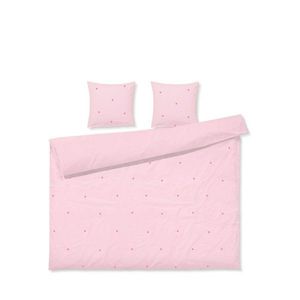 Ružové obliečky na dvojlôžko/predĺžené z bavlneného perkálu 200x220 cm Daisy – JUNA vyobraziť