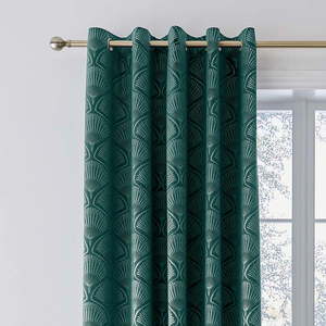 Zelené závesy v súprave 2 ks 168x183 cm Art Deco Pearl – Catherine Lansfield vyobraziť