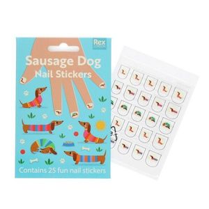 Kreatívna súprava Sunny Sausage Dog – Nail stickers – Rex London vyobraziť