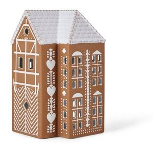 Keramický svietnik na čajovú sviečku Gingerbread Lighthouse – Kähler Design vyobraziť