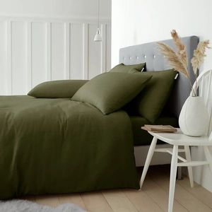 Khaki flanelové obliečky na dvojlôžko/predĺžené 230x220 cm Brushed – Catherine Lansfield vyobraziť