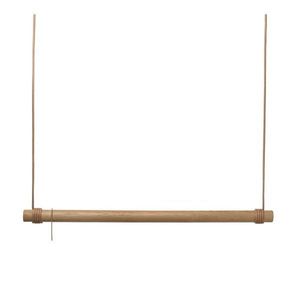Nástenný stojan na oblečenie z dubového dreva v prírodnej farbe 110x200x4 cm Swing L – LIND DNA vyobraziť