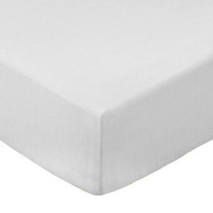 Biela napínacia plachta z bavlneného perkálu 150x200 cm Cotton Percale – Bianca vyobraziť