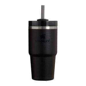 Čierna termoska so slamkou 600 ml Quencher H2.O FlowState – Stanley vyobraziť