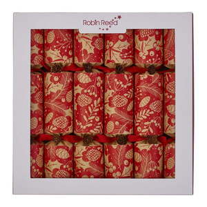 Vianočné crackery v súprave 6 ks Winter Pine Cones – Robin Reed vyobraziť
