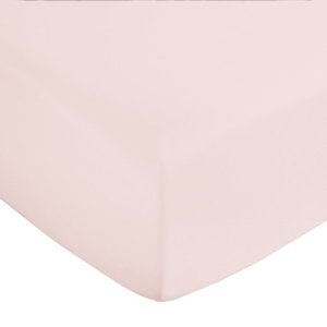 Ružová napínacia plachta z bavlneného saténu 150x200 cm Cotton Sateen – Bianca vyobraziť