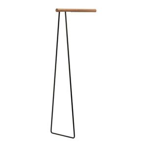 Čierny oceľový stojan na oblečenie 65x150x45 cm – LIND DNA vyobraziť