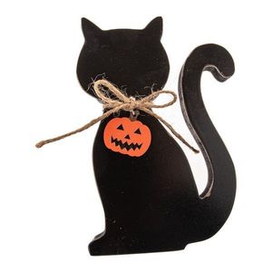 Drevená soška (výška 15, 5 cm) Happy Halloween – Dakls vyobraziť