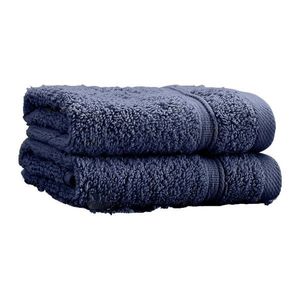 Tmavomodré froté bavlnené uteráky v súprave 2 ks 30x30 cm Zero Twist – Catherine Lansfield vyobraziť