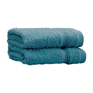 Zelenomodré froté bavlnené uteráky v súprave 2 ks 30x30 cm Zero Twist – Catherine Lansfield vyobraziť