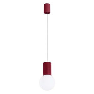 Vínové závesné svietidlo so skleneným tienidlom ø 12 cm Orbital – Nice Lamps vyobraziť