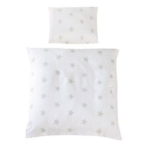 Biela bavlnená detská obliečka do postieľky 80x80 cm Little Stars – Roba vyobraziť